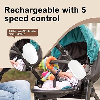 KYZDZQ Portable Vibration for Stroller Rocker, Rechargeable